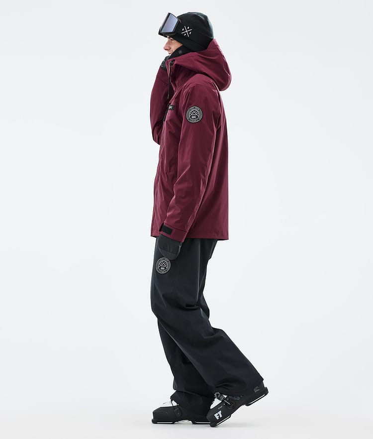 Dope Blizzard Full Zip Skidjacka Herr Burgundy, Bild 4 av 10