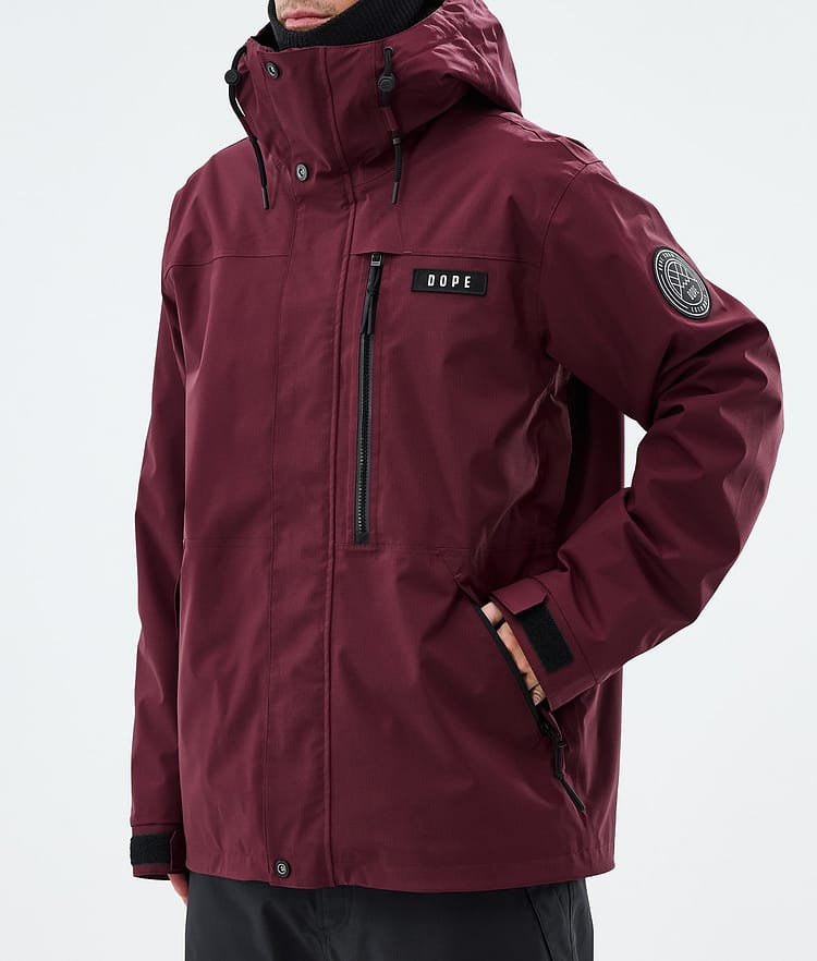 Dope Blizzard Full Zip Skidjacka Herr Burgundy, Image 7 of 9