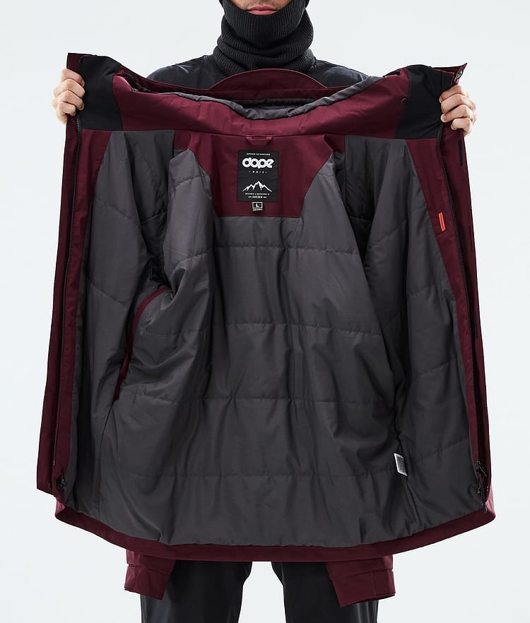 Dope Blizzard Full Zip Skidjacka Herr Burgundy, Image 9 of 9