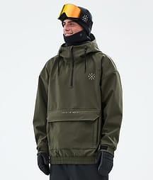 Dope Cyclone Skidjacka Herr Olive Green