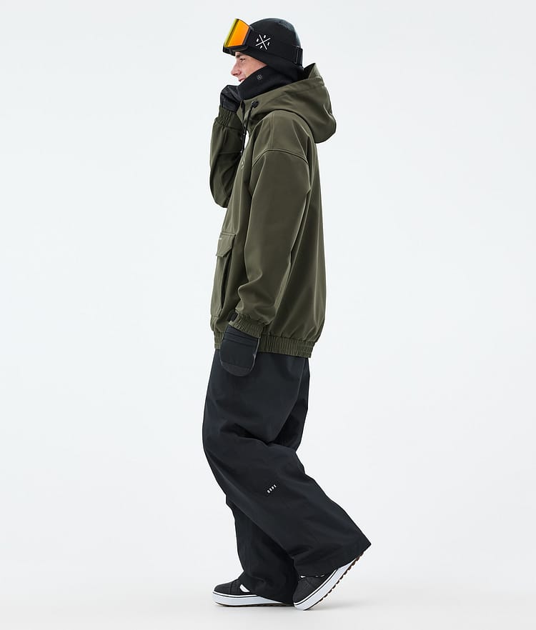 Dope Cyclone Snowboardjacka Herr Olive Green, Bild 3 av 8