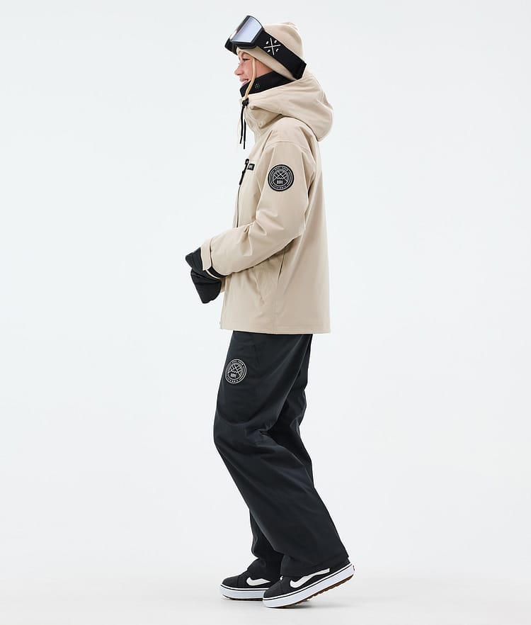 Dope Blizzard W Full Zip Snowboardjacka Dam Sand, Bild 3 av 9