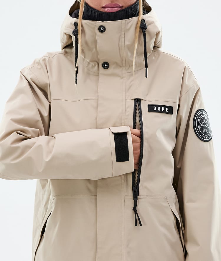 Dope Blizzard W Full Zip Skidjacka Dam Sand, Bild 8 av 9