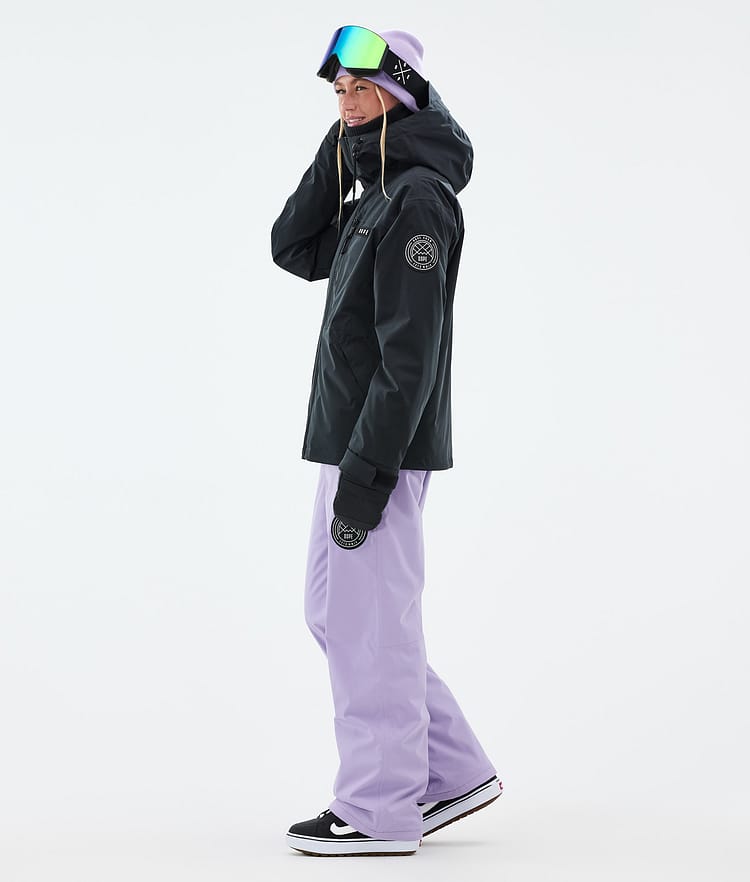 Dope Blizzard W Full Zip Snowboardjacka Dam Black, Bild 3 av 9