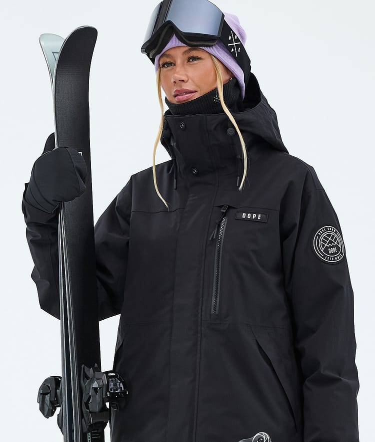 Dope Blizzard W Full Zip Skidjacka Dam Black, Image 4 of 9