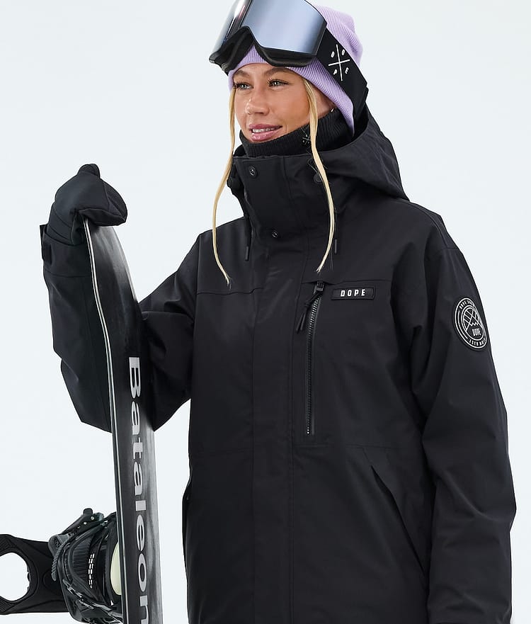 Dope Blizzard W Full Zip Snowboardjacka Dam Black, Image 4 of 9