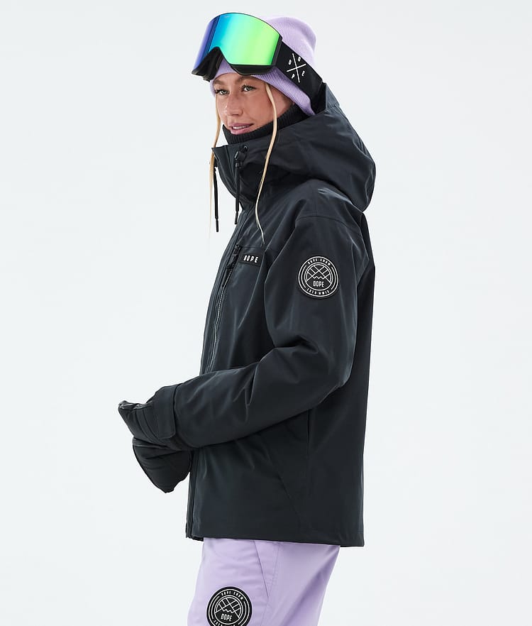 Dope Blizzard W Full Zip Snowboardjacka Dam Black, Bild 5 av 9