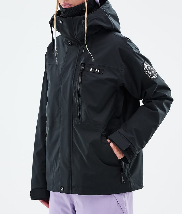 Dope Blizzard W Full Zip Snowboardjacka Dam Black, Bild 7 av 9