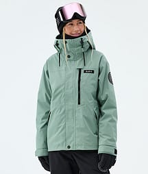 Dope Blizzard W Full Zip Skidjacka Dam Faded Green