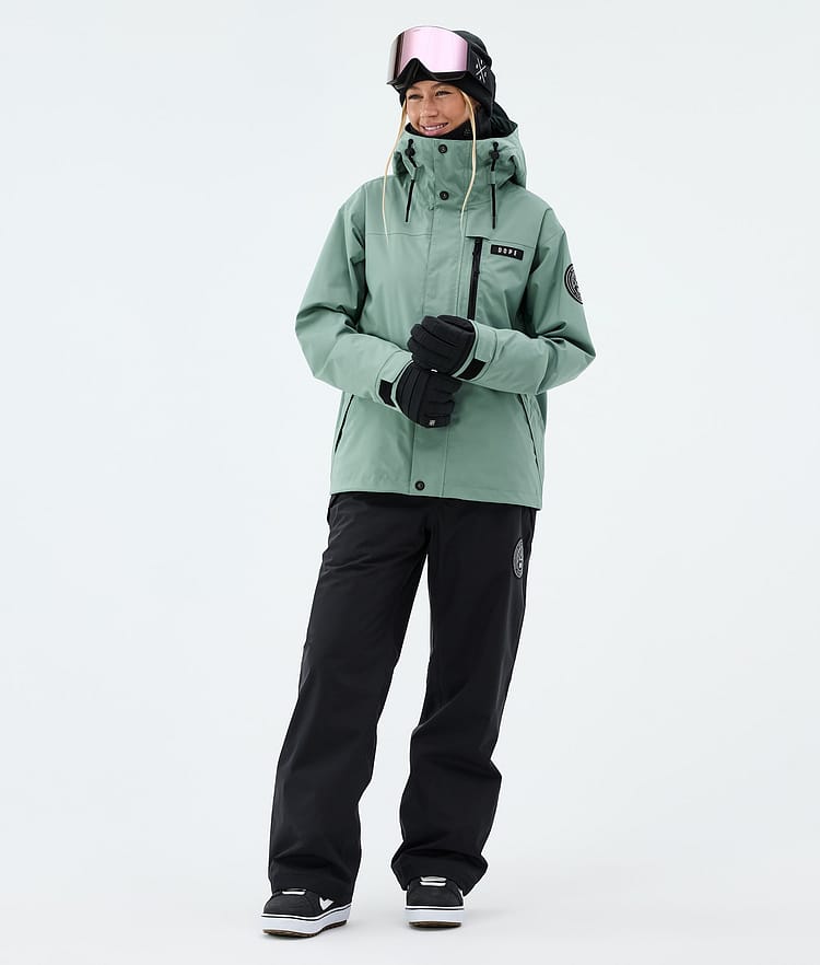 Dope Blizzard W Full Zip Snowboardjacka Dam Faded Green, Image 2 of 9