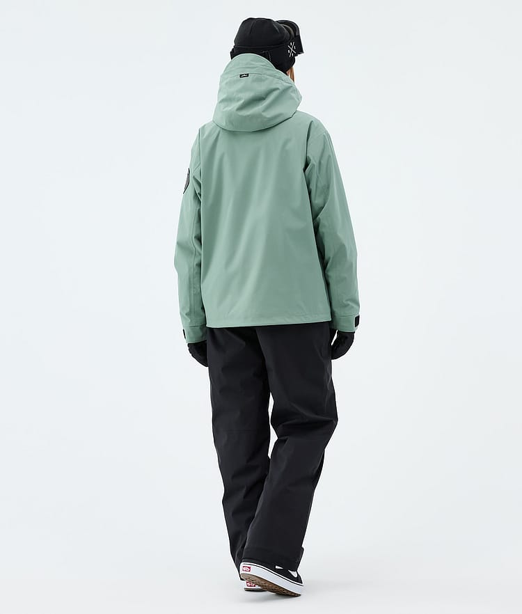 Dope Blizzard W Full Zip Snowboardjacka Dam Faded Green, Image 3 of 9