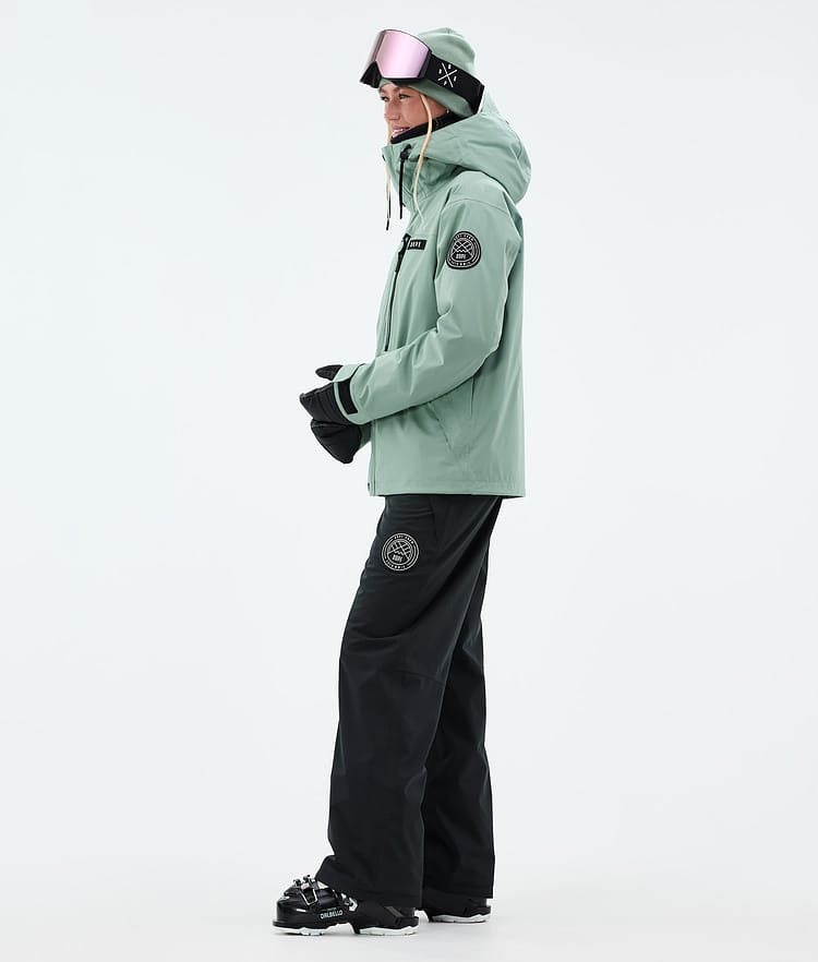 Dope Blizzard W Full Zip Skidjacka Dam Faded Green, Bild 3 av 9