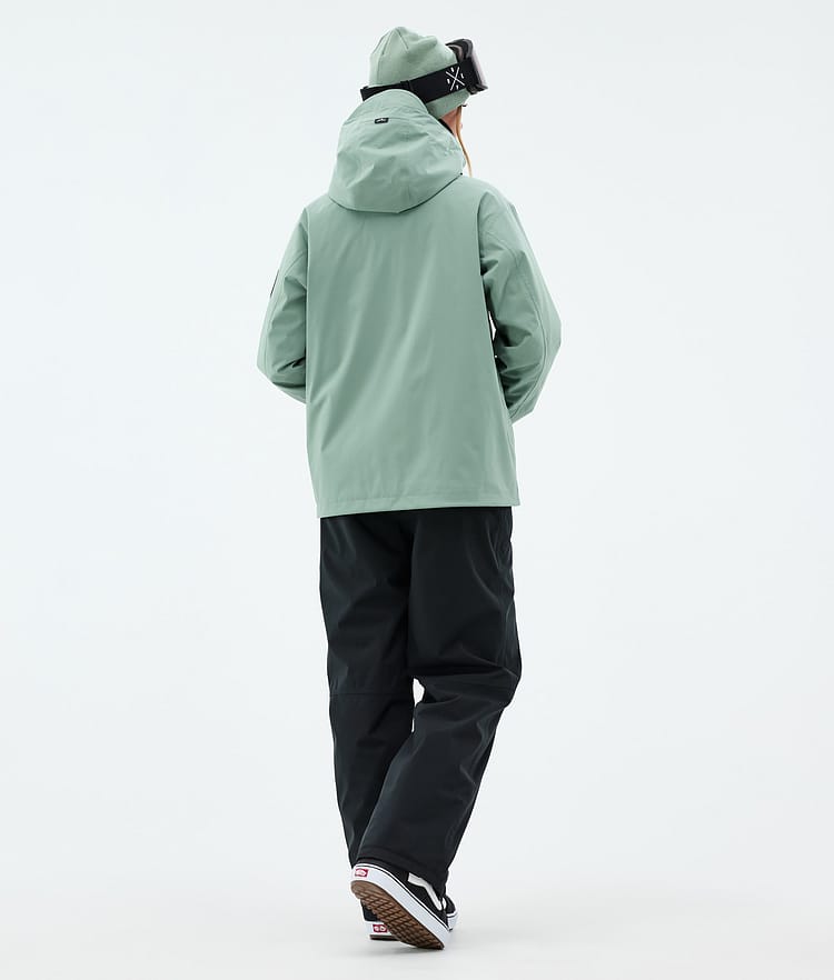 Dope Blizzard W Full Zip Snowboardjacka Dam Faded Green, Bild 4 av 9