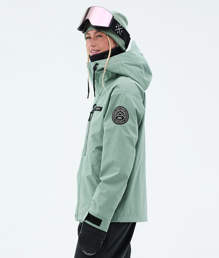 Dope Blizzard W Full Zip Skidjacka Dam Faded Green, Bild 5 av 9