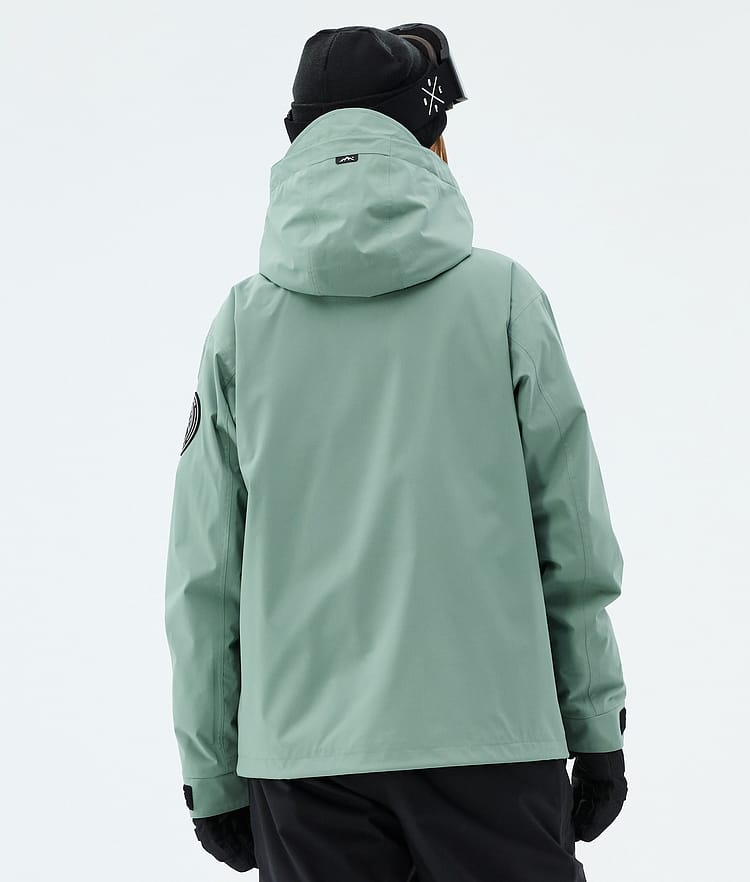Dope Blizzard W Full Zip Snowboardjacka Dam Faded Green, Image 6 of 9