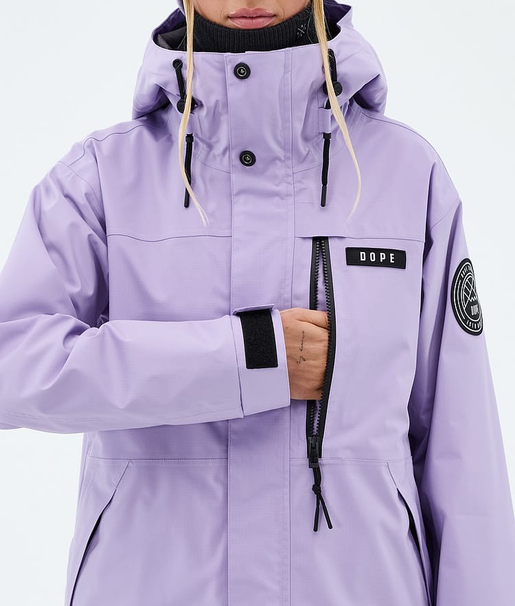 Dope Blizzard W Full Zip Skidjacka Dam Faded Violet, Image 8 of 9