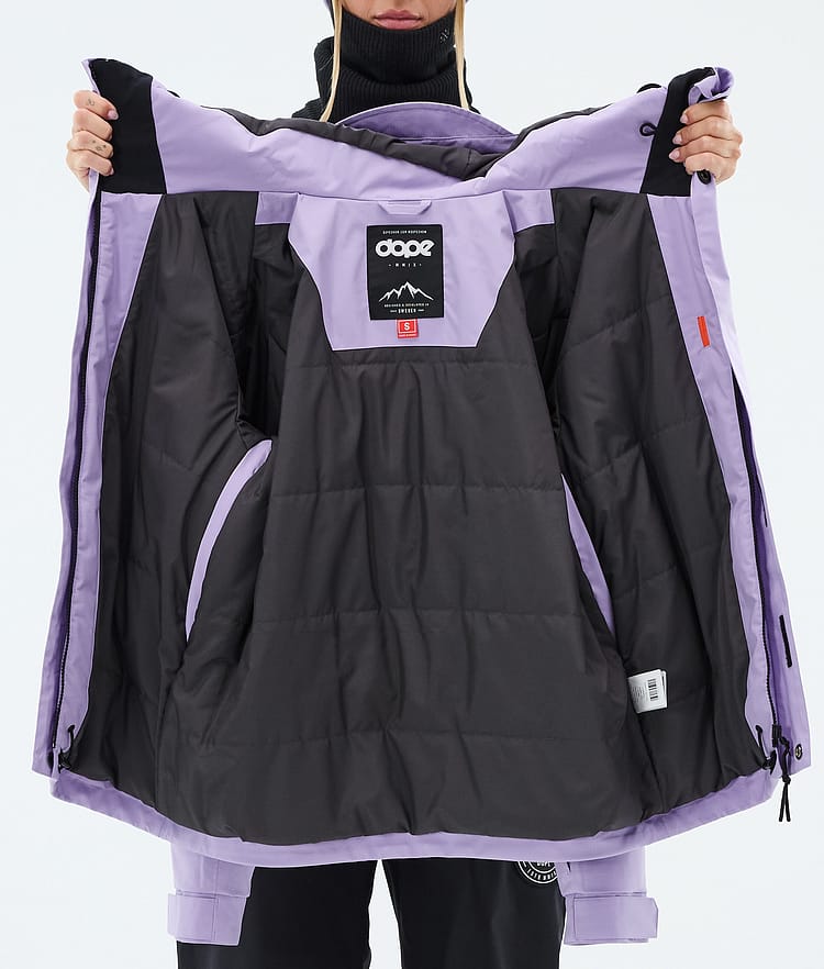 Dope Blizzard W Full Zip Skidjacka Dam Faded Violet, Image 9 of 9