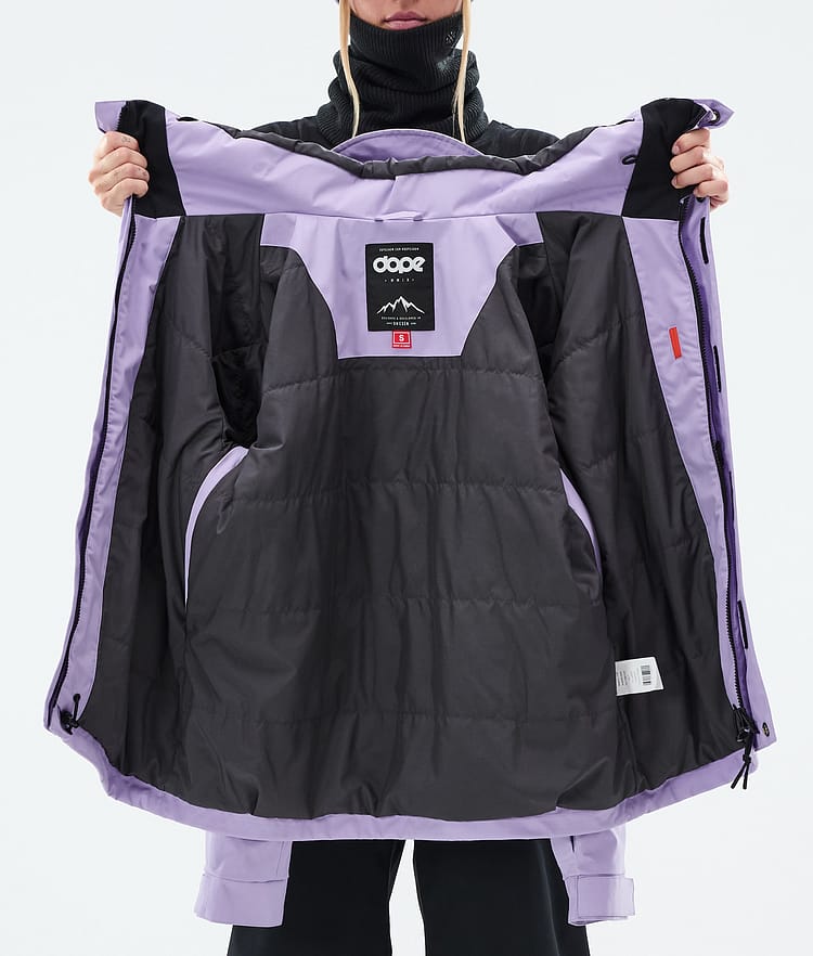Dope Blizzard W Full Zip Skidjacka Dam Faded Violet, Bild 9 av 9