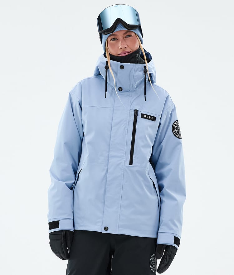 Dope Blizzard W Full Zip Snowboardjacka Dam Light Blue, Bild 1 av 9