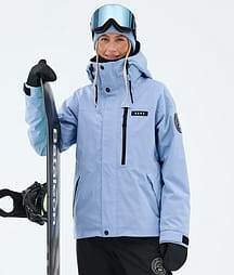Dope Blizzard W Full Zip Snowboardjacka Dam Light Blue