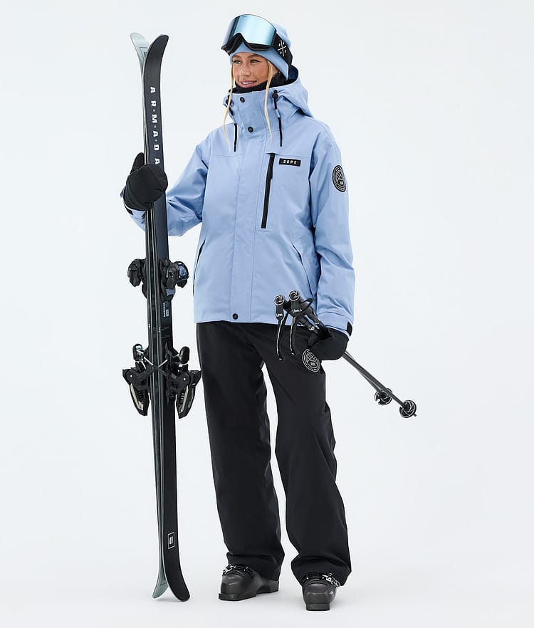 Dope Blizzard W Full Zip Skidjacka Dam Light Blue, Image 2 of 9
