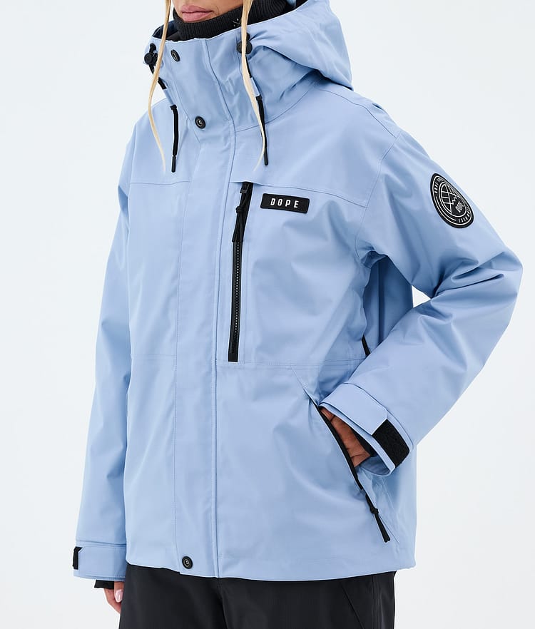 Dope Blizzard W Full Zip Skidjacka Dam Light Blue, Image 7 of 9