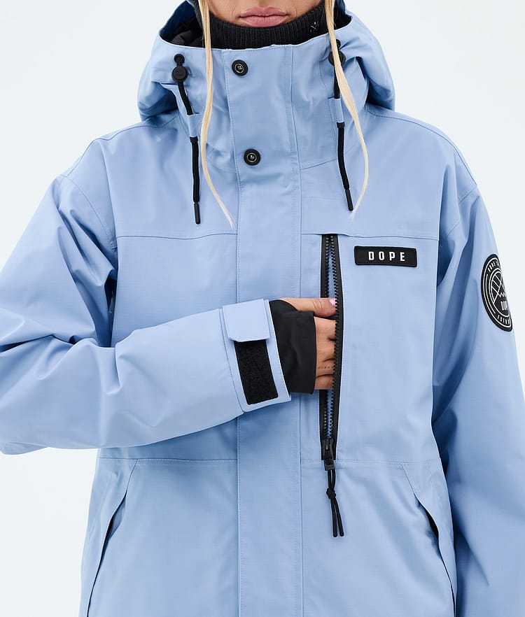 Dope Blizzard W Full Zip Skidjacka Dam Light Blue, Image 8 of 9