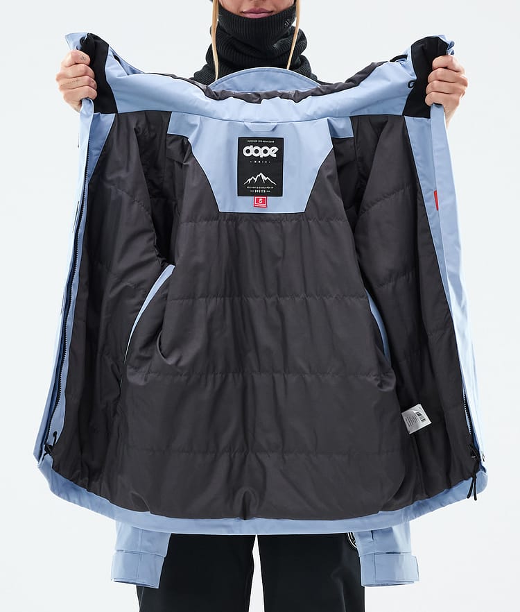 Dope Blizzard W Full Zip Skidjacka Dam Light Blue, Bild 9 av 9