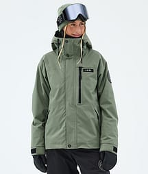 Dope Blizzard W Full Zip Skidjacka Dam Moss Green
