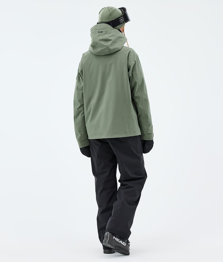 Dope Blizzard W Full Zip Skidjacka Dam Moss Green, Image 3 of 9