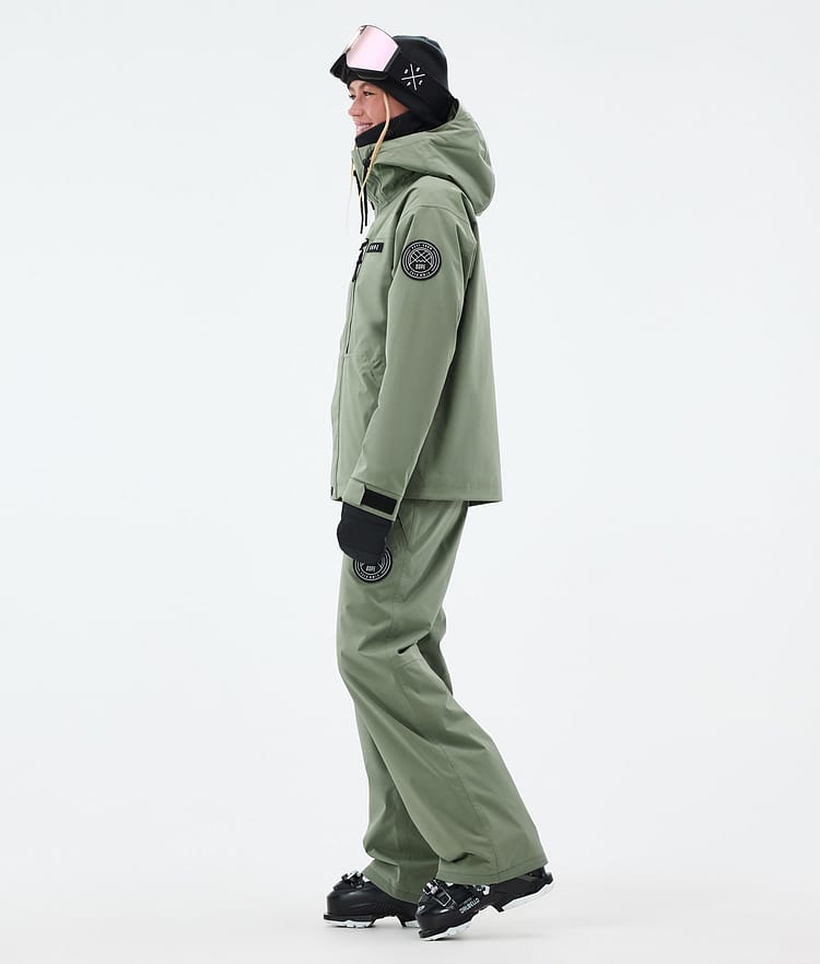 Dope Blizzard W Full Zip Skidjacka Dam Moss Green, Bild 3 av 9