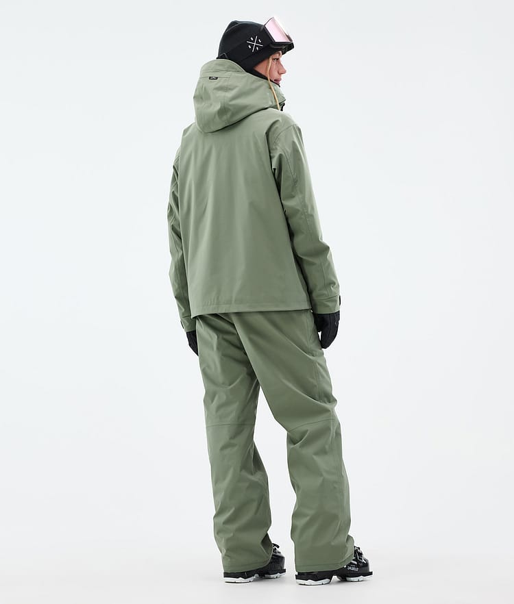 Dope Blizzard W Full Zip Skidjacka Dam Moss Green, Bild 4 av 9