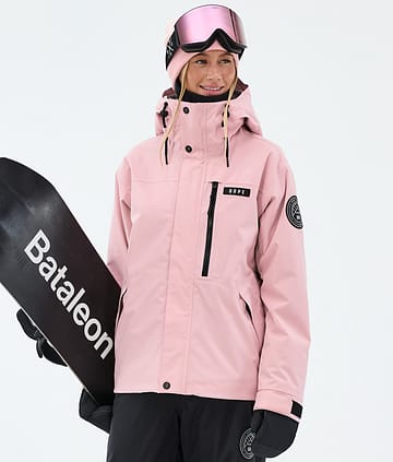 Dope Blizzard W Full Zip Snowboardjacka Soft Pink