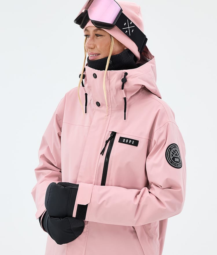 Dope Blizzard W Full Zip Skidjacka Dam Soft Pink, Image 4 of 9