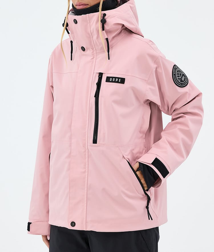 Dope Blizzard W Full Zip Skidjacka Dam Soft Pink, Image 7 of 9
