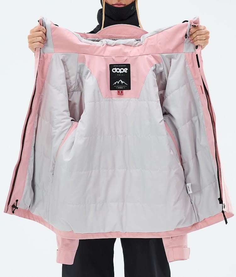 Dope Blizzard W Full Zip Skidjacka Dam Soft Pink, Image 9 of 9