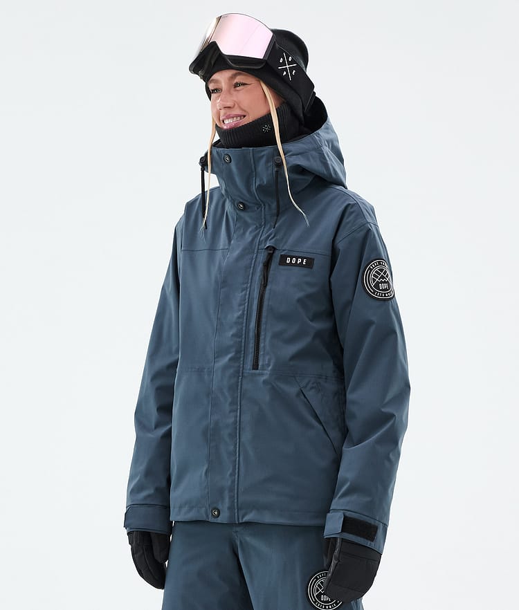 Dope Blizzard W Full Zip Skidjacka Dam Metal Blue, Bild 1 av 9