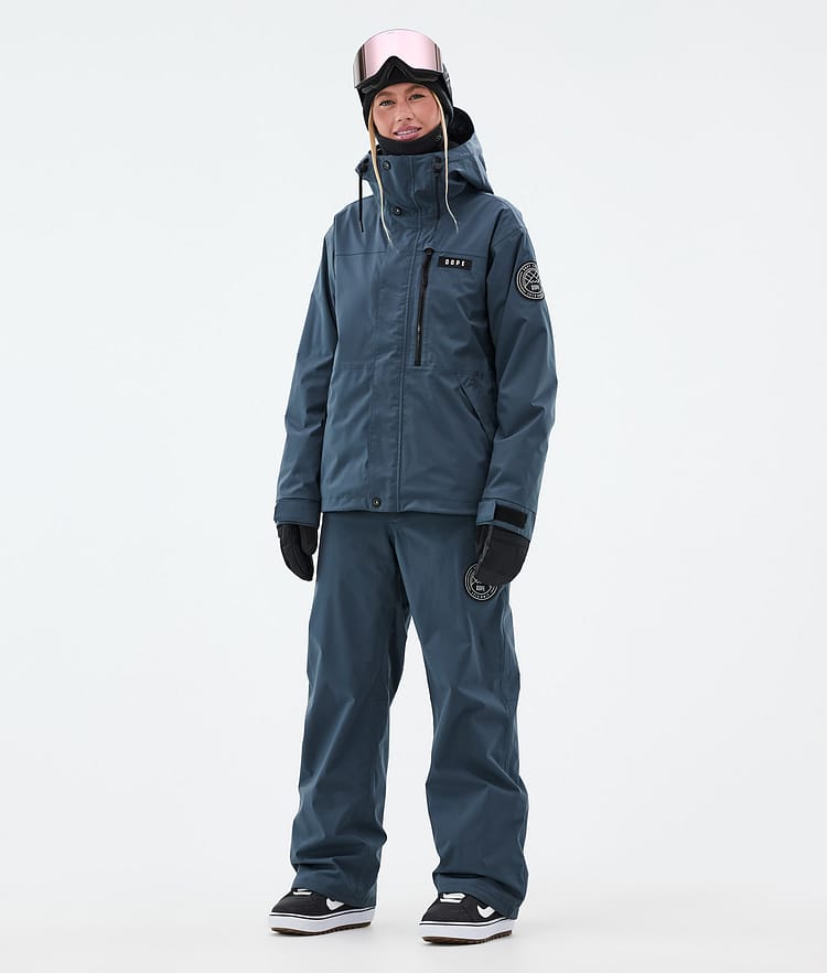 Dope Blizzard W Full Zip Snowboardjacka Dam Metal Blue, Bild 2 av 9