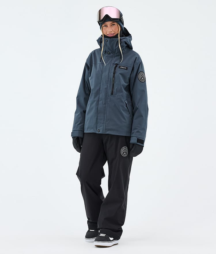 Dope Blizzard W Full Zip Snowboardjacka Dam Metal Blue, Image 2 of 9