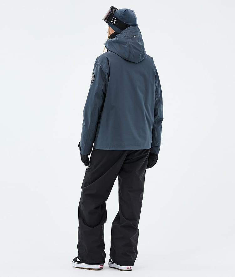 Dope Blizzard W Full Zip Snowboardjacka Dam Metal Blue, Image 3 of 9