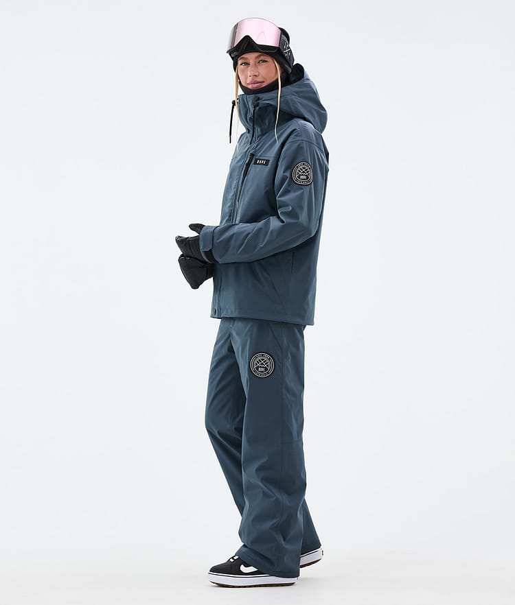 Dope Blizzard W Full Zip Snowboardjacka Dam Metal Blue, Bild 3 av 9