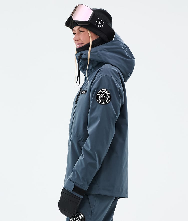Dope Blizzard W Full Zip Skidjacka Dam Metal Blue, Bild 5 av 9
