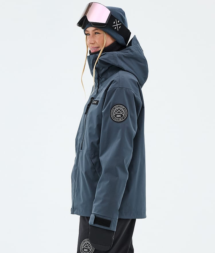Dope Blizzard W Full Zip Snowboardjacka Dam Metal Blue, Image 5 of 9