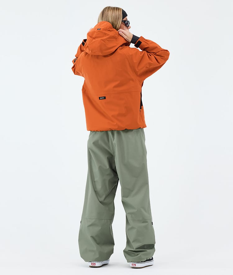 Dope Spartan W Snowboardoutfit Dam Burned Orange/Moss Green, Image 2 of 2