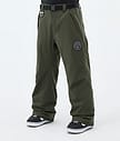 Dope Blizzard Snowboardbyxa Herr Olive Green