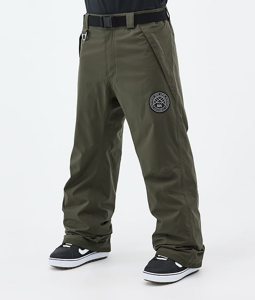 Dope Blizzard Snowboardbyxa Herr Olive Green
