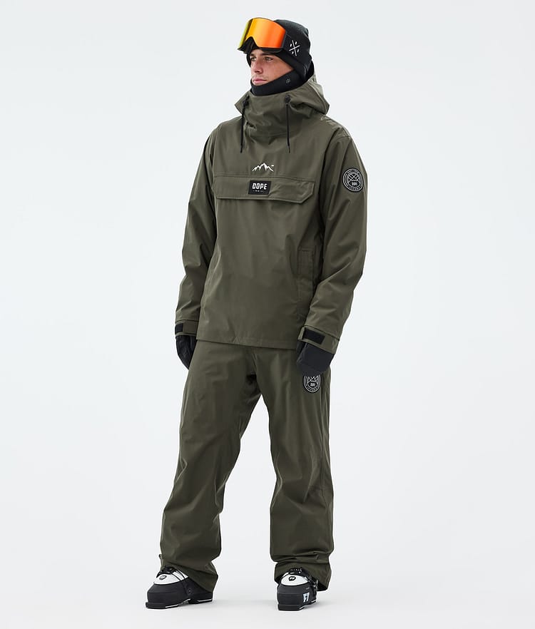 Dope Blizzard Skidbyxa Herr Olive Green, Bild 2 av 5