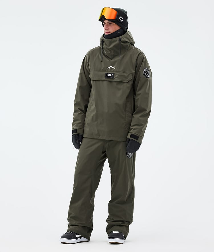 Dope Blizzard Snowboardbyxa Herr Olive Green, Bild 2 av 5