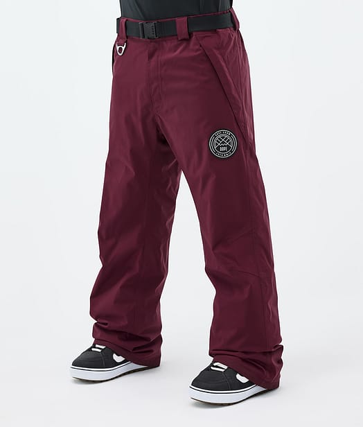 Dope Blizzard Snowboardbyxa Herr Burgundy