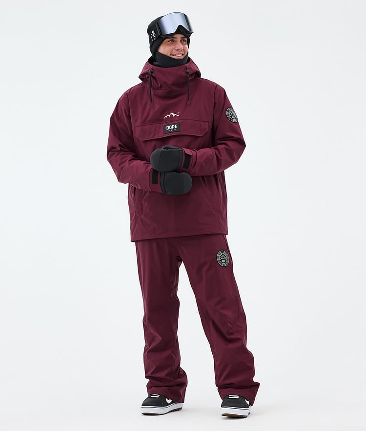 Dope Blizzard Snowboardbyxa Herr Burgundy, Bild 2 av 5